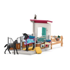 Schleich Horse Club – Paardenbox met merrie en veulen