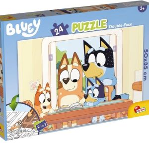 Bluey – Kleur puzzel 2-zijdig (50x35cm) – 24stuks