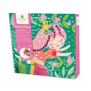 Sycomore Stick & Fun Mosaics – Houten Prinses (5 mozaïeken) 1500stuks