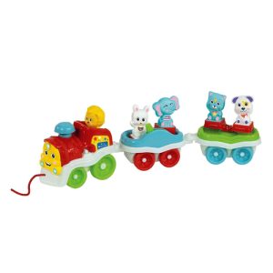 Baby Clementoni – Dierentrein 3-in-1
