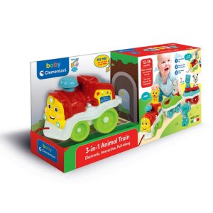 Baby Clementoni – Dierentrein 3-in-1