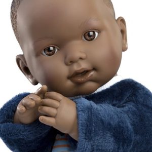 Llorens Babypop – Zareb (donker) 42cm