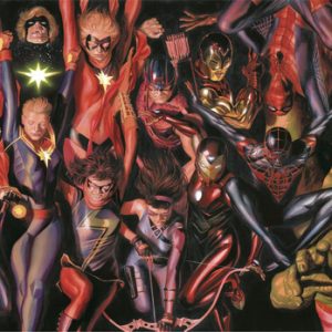 Puzzel (1000stuks) – Brief Case Marvel (in koffer)