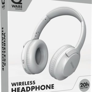 Qware Sound Bluetooth Hoofdtelefoon (opvouwbaar) – wit