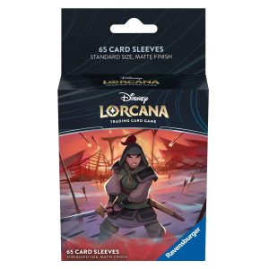 Disney Lorcana – Trading Card Game – Card Sleeve – Mulan (65 cards)