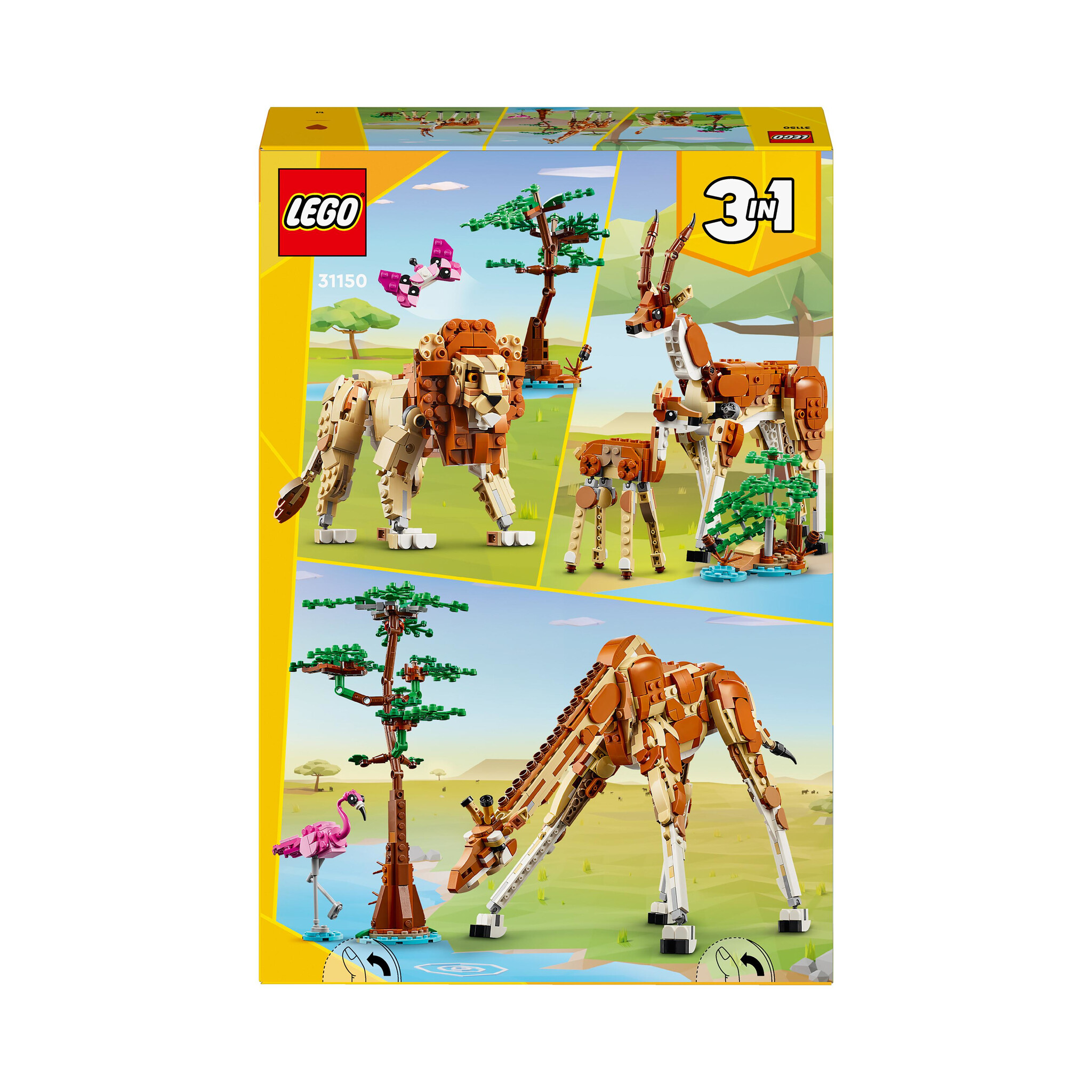 LEGO Creator 3-in-1 Safaridieren - 31150 - Afbeelding 9