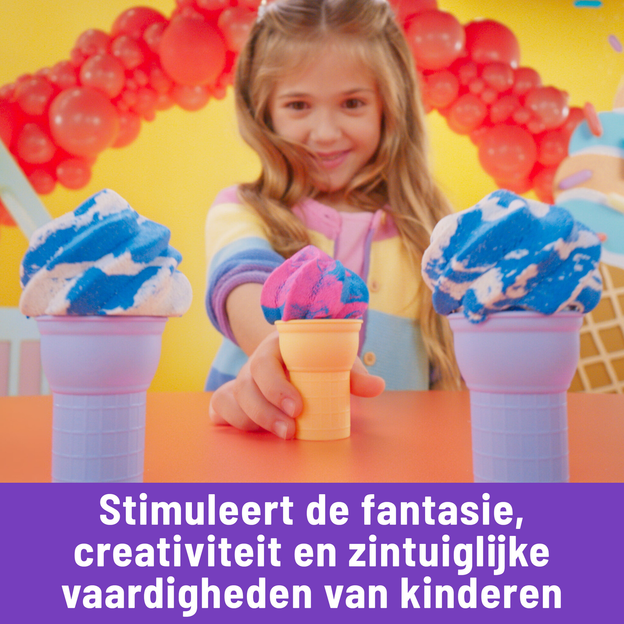 Kinetic Sand - Soft Serve Ice Cream Station Playset - Afbeelding 6