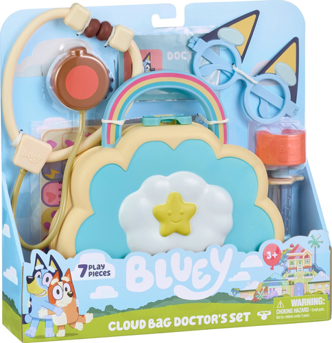 Bluey - Wolkentas Dokter Speelset (7-delig) - Afbeelding 4