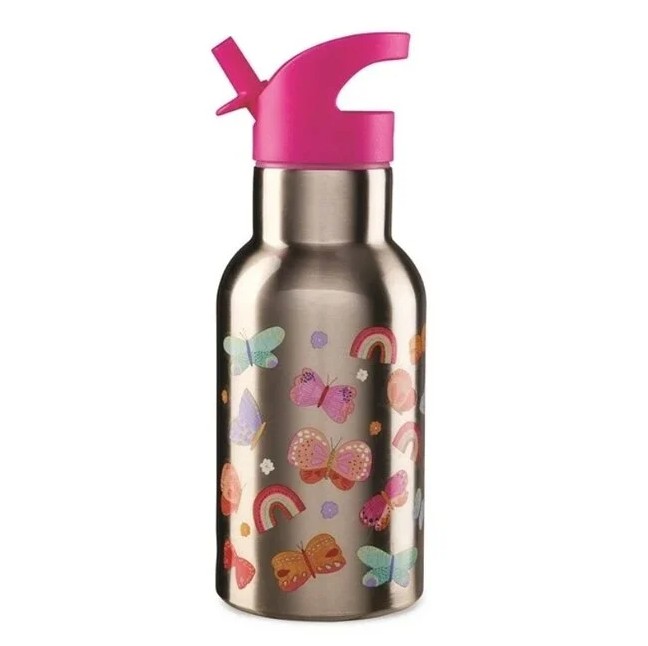 Stainless Steel Bottle - Butterfly Garden
