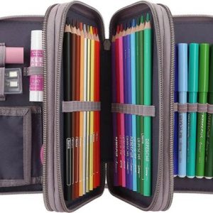 Miss Melody 3-vaks etui met LED, gevuld – ZEEROZEN