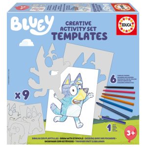Bluey – Activiteitenset sjablonen