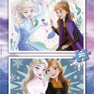 Puzzel (2x20st) – Disney Frozen