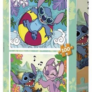 Puzzel Educa (2x100st) – Stitch