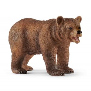 Schleich Wild Life – Grizzlybeer vrouwelijk met grizzlybeertje