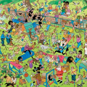 JVH Puzzel (1000 st) Hondenparcours