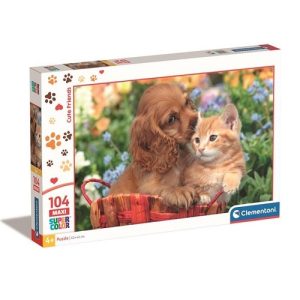 Clementoni Puzzel – 104st Maxi Cute Friends