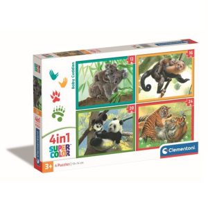 Clementoni Puzzel – 4in1 Noli Baby Cuddles