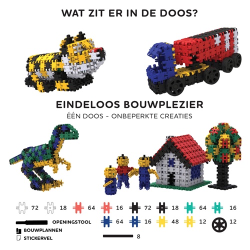 Nano Clics Creative Builders 500pcs - Afbeelding 2