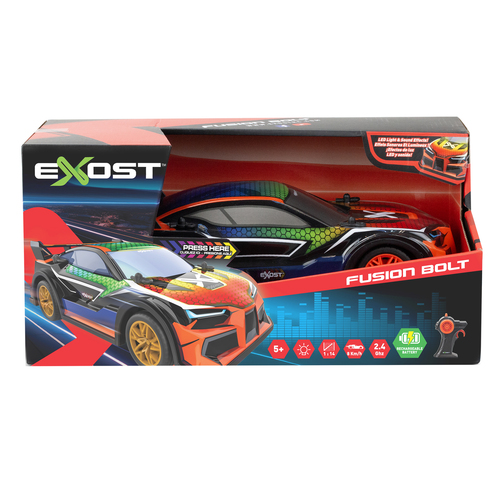 R/C Exost Fusion Bolt. 5+. 1x3.7V oplaadbare Li-ion Incl + 2xLR06 Excl. 338 - Afbeelding 4