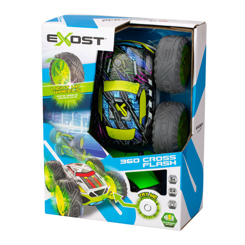 R/C Exost 360 Cross Flash. 5+. 1x3.7V oplaadbare Li-ion Incl + 2xLR06 Excl. - Afbeelding 3