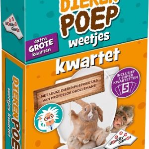 Dierenpoep weetjes kwartet