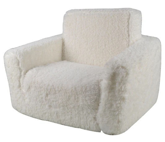 Kinderzeteltje - Sofa sleeper - pluche wit Teddy