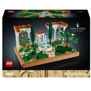 LEGO Icons Tuin met fontein – 10359