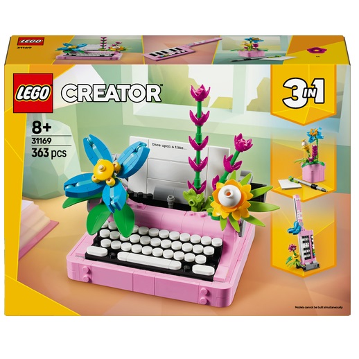 LEGO Creator - Typemachine met bloemen
