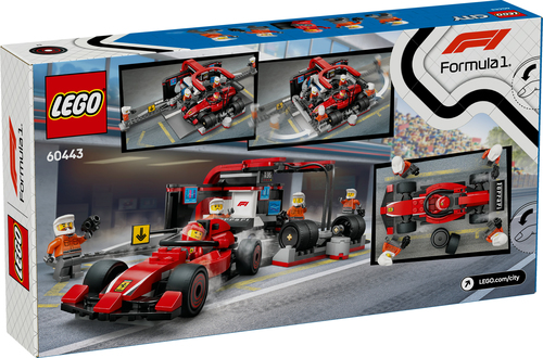 LEGO City - F1 pitstop en pitcrew met Ferrari - Afbeelding 8