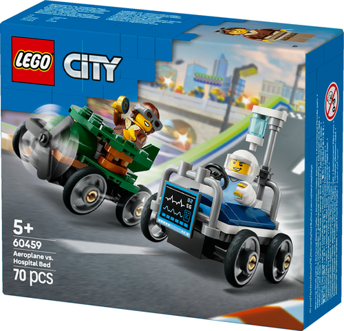 LEGO City - Raceautopakket: vliegtuig vs ziekenhuisbed - Afbeelding 6