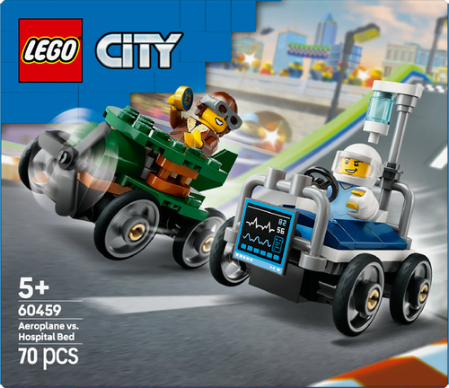 LEGO City - Raceautopakket: vliegtuig vs ziekenhuisbed - Afbeelding 7