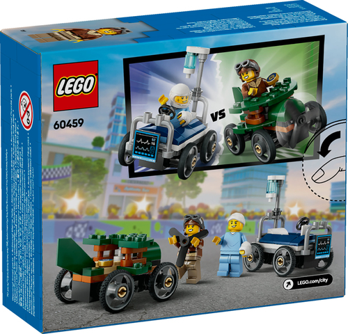 LEGO City - Raceautopakket: vliegtuig vs ziekenhuisbed - Afbeelding 8