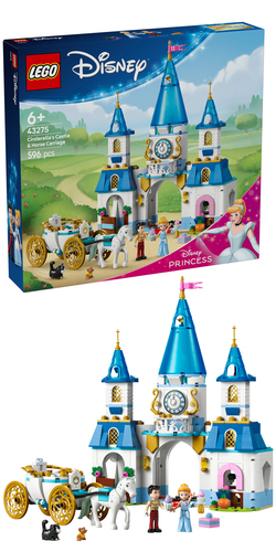 LEGO Disney - Assepoesters kasteel en paardenkoets - Afbeelding 9