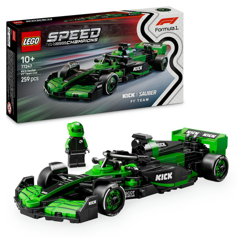 LEGO Speed Champions - KICK Sauber F1 Team C44 racewagen - Afbeelding 10