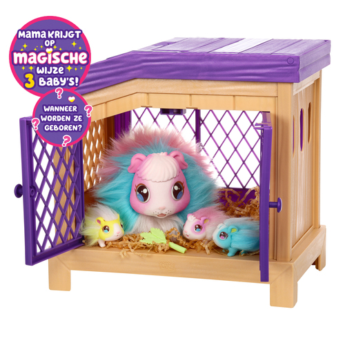 Little Live Pets - Mama Surprise Rainbow Cavia - Afbeelding 2