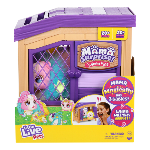 Little Live Pets - Mama Surprise Rainbow Cavia - Afbeelding 3
