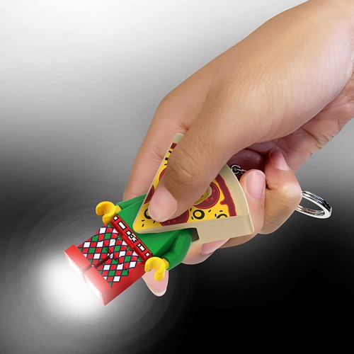 LEGO Sleutelhanger LED - Pizza Guy - Afbeelding 3