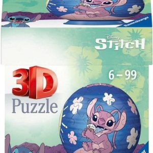 3D Puzzel (55stuks) Bal – Disney Stitch “Angel”