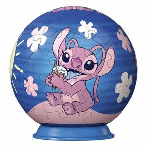 3D Puzzel (55stuks) Bal – Disney Stitch “Angel”