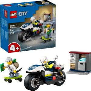 LEGO City – Achtervolging op politiemotor – 60455
