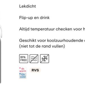 Isoleerfles flip-up campus 350ml – Forest friends