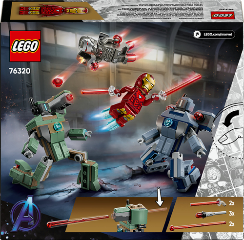 LEGO Marvel - Iron Man en War Machine vs Hammer Drones - Afbeelding 4