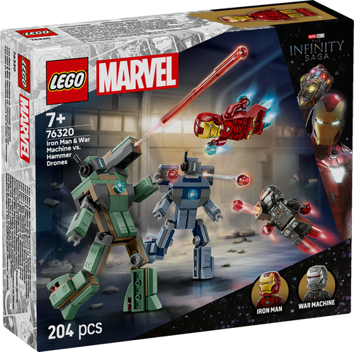 LEGO Marvel - Iron Man en War Machine vs Hammer Drones - Afbeelding 5