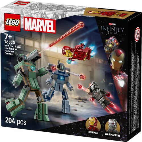 LEGO Marvel - Iron Man en War Machine vs Hammer Drones - Afbeelding 6