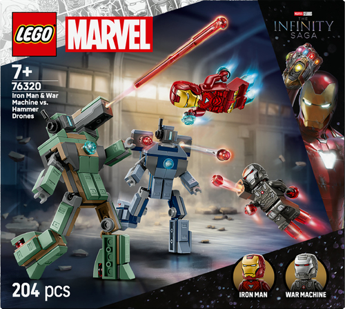 LEGO Marvel - Iron Man en War Machine vs Hammer Drones - Afbeelding 7
