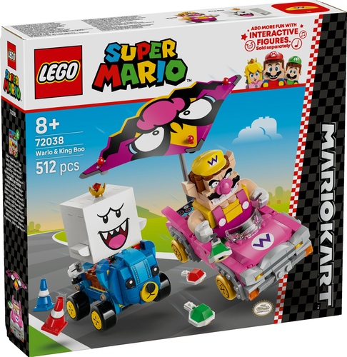 LEGO Super Mario - Mario Kart - Wario en King Boo - Afbeelding 5
