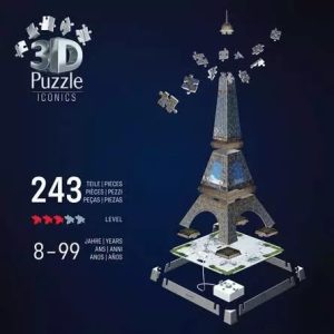 3D Puzzel Icons – Eifeltoren (met LED licht)