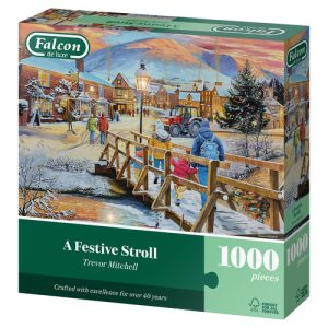 Puzzel Falcon – A Festive Stroll 1000st