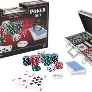 Goliath Classic Poker chip set in aluminium case