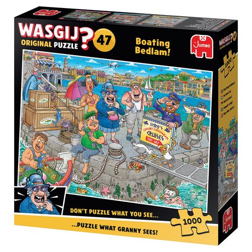 Wasgij Original 47 - De boot in! - 1000st - Afbeelding 4
